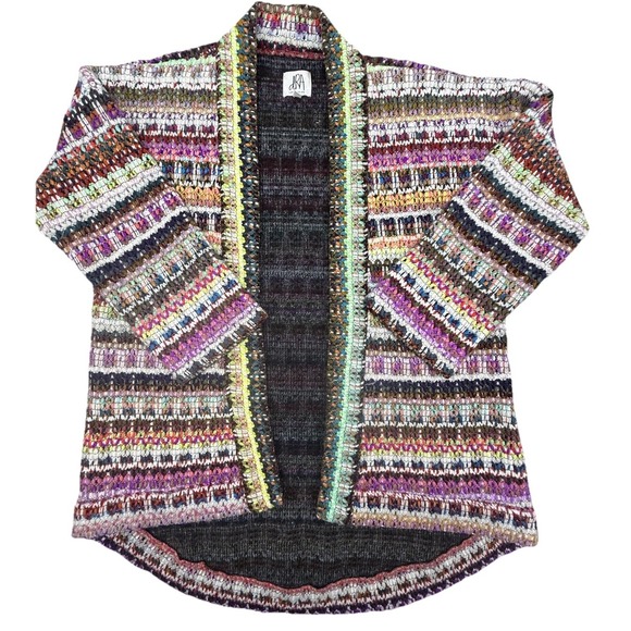 Anthropologie Sweaters - Anthropologie by DRA Sweater Womens XS Yoko Kimono Boho Woven Cardigan Jacket